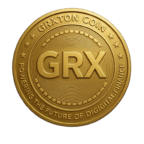 Logo of GRXTON Coin, a decentralized digital currency